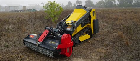 smwa skid steer flail mulcher|SMWA skid steer: Hydraulic flail mulcher for Compact Loaders.